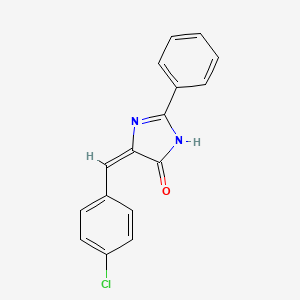 5-(4-chlorobenzylidene)-2-phenyl-3,5-dihydro-4H-imidazol-4-one