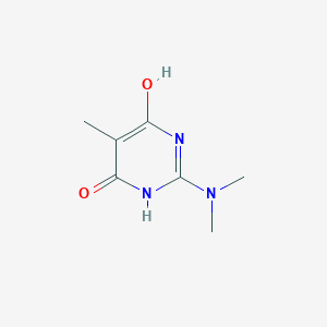 molecular formula C7H11N3O2 B372093 2-(Dimethylamino)-5-methylpyrimidine-4,6-diol CAS No. 65399-50-0