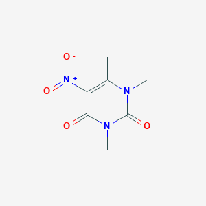 molecular formula C7H9N3O4 B372107 1,3,6-三甲基-5-硝基嘧啶-2,4(1h,3h)-二酮 CAS No. 55326-07-3