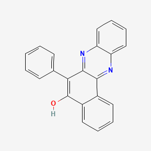 molecular formula C22H14N2O B3721295 6-phenylbenzo[a]phenazin-5-ol 