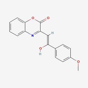 3-[2-(4-methoxyphenyl)-2-oxoethylidene]-3,4-dihydro-2H-1,4-benzoxazin-2-one