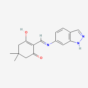 2-[(1H-indazol-6-ylamino)methylene]-5,5-dimethyl-1,3-cyclohexanedione