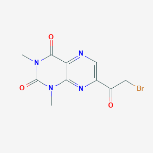 molecular formula C10H9BrN4O3 B372154 7-(bromoacetyl)-1,3-dimethyl-2,4(1H,3H)-pteridinedione 