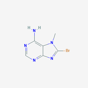 molecular formula C6H6BrN5 B372162 8-Bromo-7-methylpurin-6-amine 