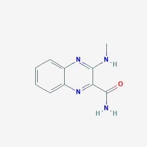 molecular formula C10H10N4O B372167 3-(Methylamino)quinoxaline-2-carboxamide CAS No. 101872-15-5