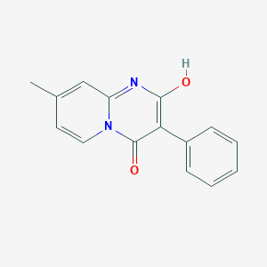 molecular formula C15H12N2O2 B3721683 2-hydroxy-8-methyl-3-phenyl-4H-pyrido[1,2-a]pyrimidin-4-one 