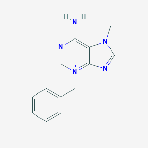 molecular formula C13H14N5+ B372173 6-amino-3-benzyl-7-methyl-3H-purin-7-ium 