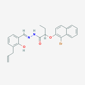 N'-(3-allyl-2-hydroxybenzylidene)-2-[(1-bromo-2-naphthyl)oxy]butanohydrazide