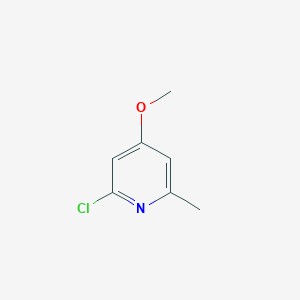 molecular formula C7H8ClNO B037218 2-Chloro-4-methoxy-6-methylpyridine CAS No. 1227578-45-1