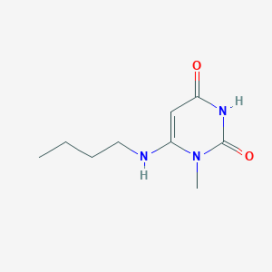 molecular formula C9H15N3O2 B372181 6-(butylamino)-1-methylpyrimidine-2,4(1H,3H)-dione 