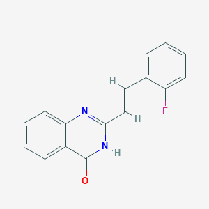 2-[2-(2-fluorophenyl)vinyl]-4(3H)-quinazolinone