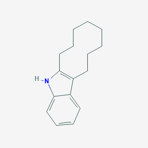 molecular formula C16H21N B372215 6,7,8,9,10,11,12,13-octahydro-5H-cyclodeca[b]indole 