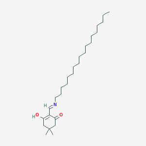 5,5-dimethyl-2-[(octadecylamino)methylene]-1,3-cyclohexanedione