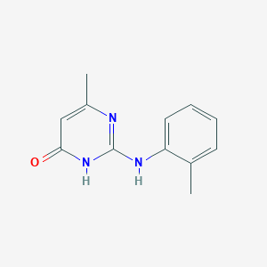 6-methyl-2-[(2-methylphenyl)amino]-4(3H)-pyrimidinone