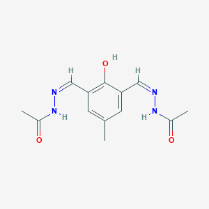 N',N''-[(2-hydroxy-5-methyl-1,3-phenylene)dimethylylidene]diacetohydrazide