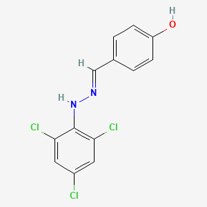 4-hydroxybenzaldehyde (2,4,6-trichlorophenyl)hydrazone