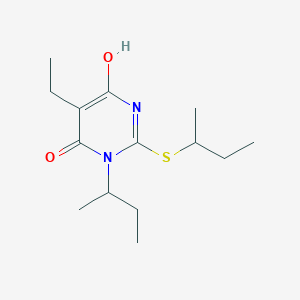 3-sec-butyl-2-(sec-butylthio)-5-ethyl-6-hydroxy-4(3H)-pyrimidinone