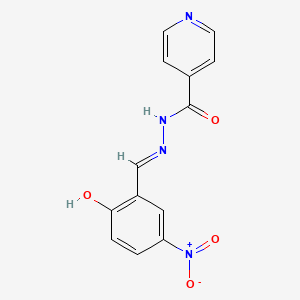 N'-(2-hydroxy-5-nitrobenzylidene)isonicotinohydrazide