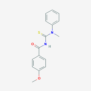N'-(4-methoxybenzoyl)-N-methyl-N-phenylthiourea