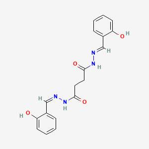 N'~1~,N'~4~-bis(2-hydroxybenzylidene)succinohydrazide