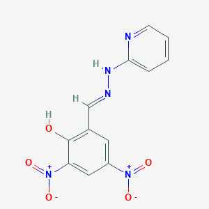 2-hydroxy-3,5-dinitrobenzaldehyde 2-pyridinylhydrazone