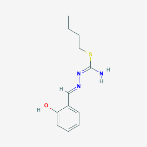 butyl N'-(2-hydroxybenzylidene)hydrazonothiocarbamate