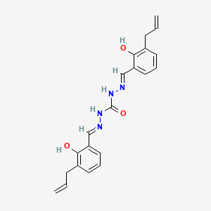 molecular formula C21H22N4O3 B3723339 N'',N'''-bis(3-allyl-2-hydroxybenzylidene)carbonohydrazide 