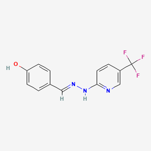 4-hydroxybenzaldehyde [5-(trifluoromethyl)-2-pyridinyl]hydrazone