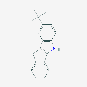 molecular formula C19H19N B372337 8-Tert-butyl-5,10-dihydroindeno[1,2-b]indole 