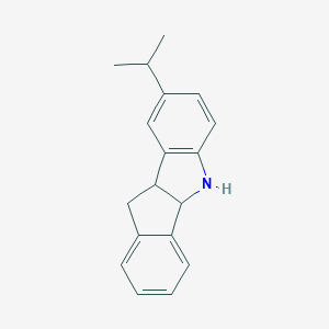 molecular formula C18H19N B372338 4b,5,9b,10-Tetrahydro-8-isopropylindeno[1,2-b]indole 