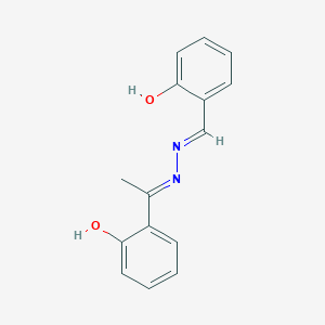 molecular formula C15H14N2O2 B3723406 2-hydroxybenzaldehyde [1-(2-hydroxyphenyl)ethylidene]hydrazone 