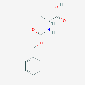 molecular formula C11H13NO4 B372342 2-（（苄氧羰基）氨基）丙酸 CAS No. 4132-86-9