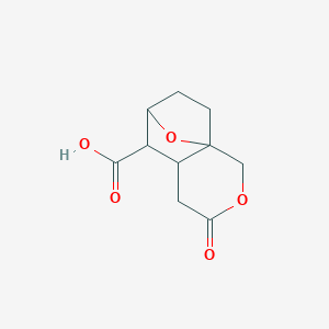 4-Oxo-3,11-dioxatricyclo[6.2.1.0~1,6~]undecane-7-carboxylic acid