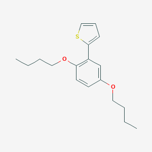 molecular formula C18H24O2S B372347 2-(2,5-Dibutoxyphenyl)thiophene 