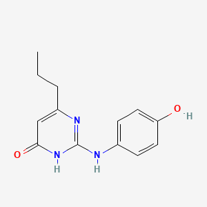 2-[(4-hydroxyphenyl)amino]-6-propyl-4(3H)-pyrimidinone