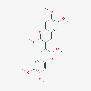 molecular formula C24H30O8 B372350 Dimethyl 2,3-bis(3,4-dimethoxybenzyl)succinate 