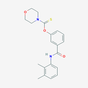 O-(3-{[(2,3-dimethylphenyl)amino]carbonyl}phenyl) 4-morpholinecarbothioate