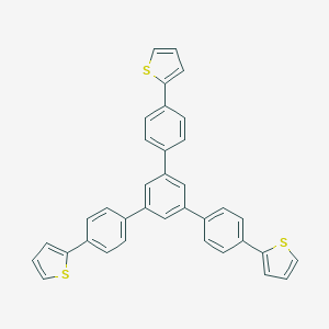 molecular formula C36H24S3 B372363 1,3,5-Tris[4-(2-thienyl)phenyl]benzene 