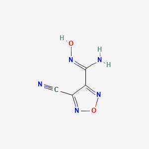 4-cyano-N'-hydroxy-1,2,5-oxadiazole-3-carboximidamide