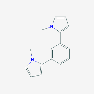 molecular formula C16H16N2 B372408 1-methyl-2-[3-(1-methyl-1H-pyrrol-2-yl)phenyl]-1H-pyrrole 
