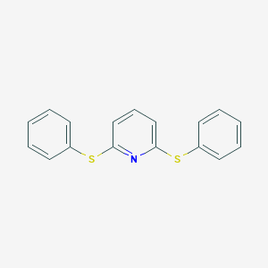 molecular formula C17H13NS2 B372443 2,6-Bis(phenylsulfanyl)pyridine 