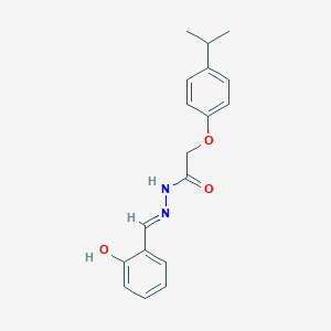 N'-(2-hydroxybenzylidene)-2-(4-isopropylphenoxy)acetohydrazide