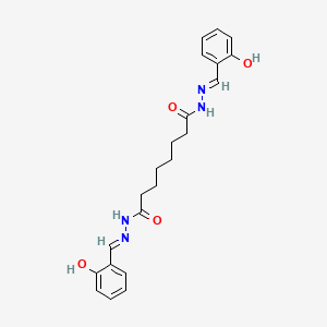 N'~1~,N'~8~-bis(2-hydroxybenzylidene)octanedihydrazide