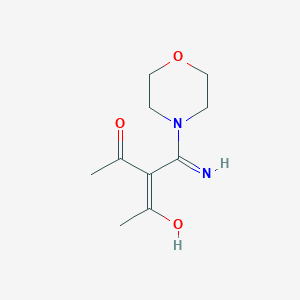 3-[amino(4-morpholinyl)methylene]-2,4-pentanedione