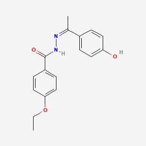 4-ethoxy-N'-[1-(4-hydroxyphenyl)ethylidene]benzohydrazide