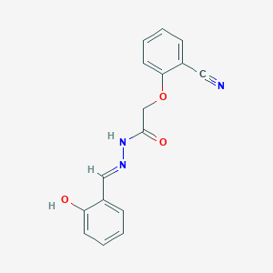 2-(2-cyanophenoxy)-N'-(2-hydroxybenzylidene)acetohydrazide