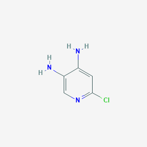 molecular formula C5H6ClN3 B372470 6-Chloro-3,4-pyridinediamine CAS No. 89182-17-2