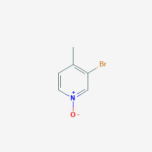molecular formula C6H6BrNO B372473 3-Bromo-4-methyl-1-oxidopyridin-1-ium CAS No. 17117-15-6