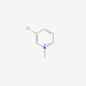 molecular formula C6H7ClN+ B372480 3-Chloro-1-methylpyridinium 