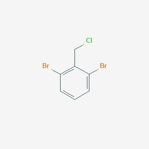 molecular formula C7H5Br2Cl B372489 1,3-Dibromo-2-(chloromethyl)benzene CAS No. 858006-31-2